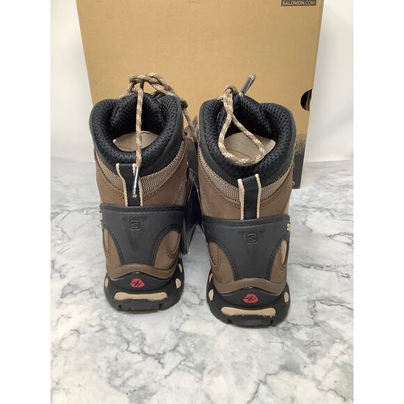 Salomon Men's 7 Fossil Rain Quest 4D 2 Gtx Goretex Hiking Boots Outdoor LF1 - Picture 13 of 15